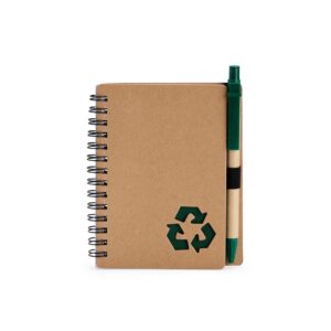 Caderno ecológico com caneta