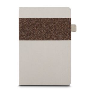 Caderno fibra de cana e café
