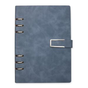 Caderno fichário pu