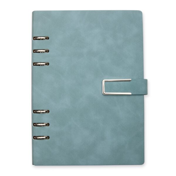 Caderno fichário pu