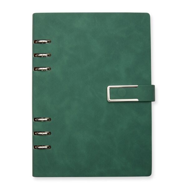 Caderno fichário pu