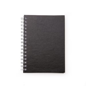 Caderno pequeno de couro sintético
