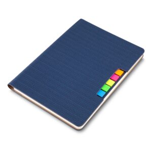 Caderno c/ autoadesivo
