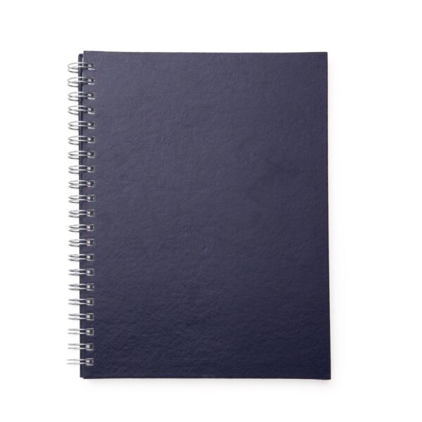 Caderno c/ capa de couro sintético 21 x 28 cm