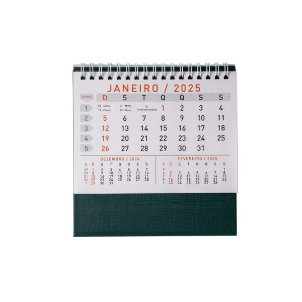 Calendário de mesa 2025
