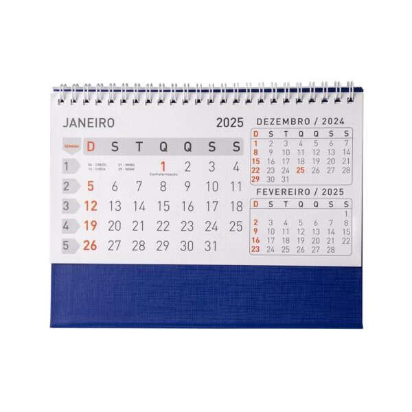Calendário de mesa 2025