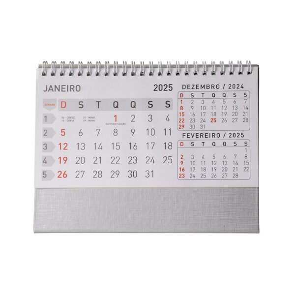 Calendário de mesa 2025