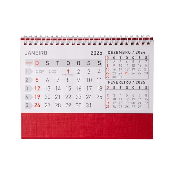 Calendário de mesa 2025