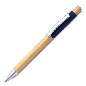 Caneta alumínio e bambu