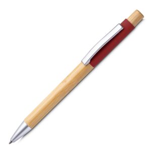 Caneta alumínio e bambu