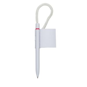 Caneta balcão plastica suporte formato quadrado