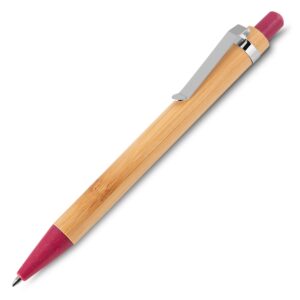 Caneta bambu c/ estojo papel