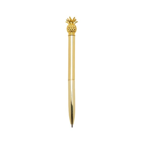 Caneta metal abacaxi