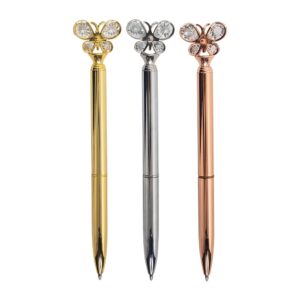 Caneta metal borboleta