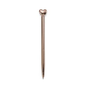 Caneta metal coração