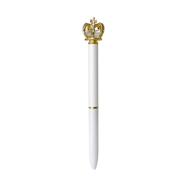 Caneta metal coroa