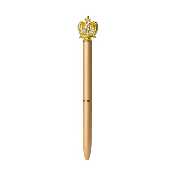 Caneta metal coroa
