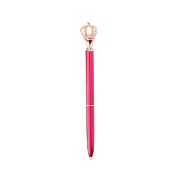 Caneta metal coroa