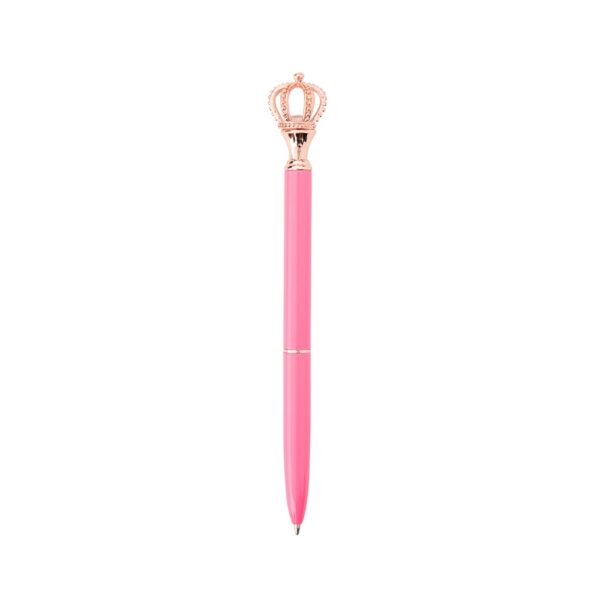 Caneta metal coroa