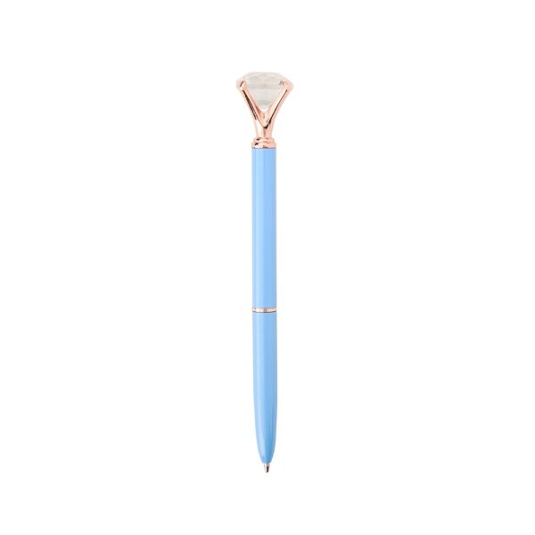 Caneta metal diamante