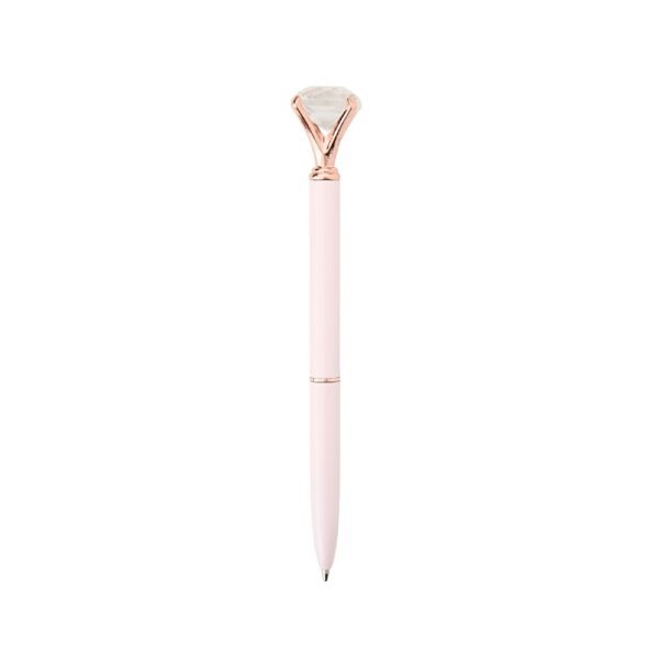 Caneta metal diamante