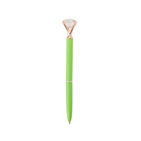 Caneta metal diamante