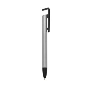 Caneta base celular c/ limpador de tela e porta touch