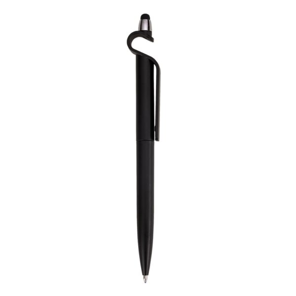 Caneta plastica c/ suporte e touch