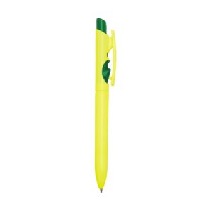 Caneta plástica leitosa
