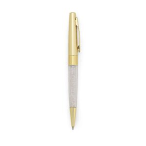 Caneta semi - metal cristais