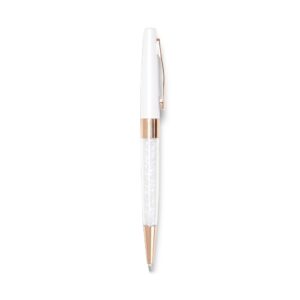 Caneta semi - metal cristais