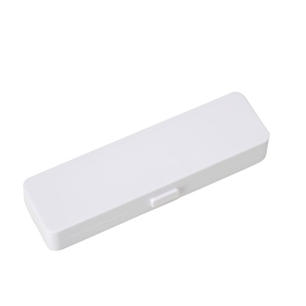 Caneta metal c/ box de  plástico