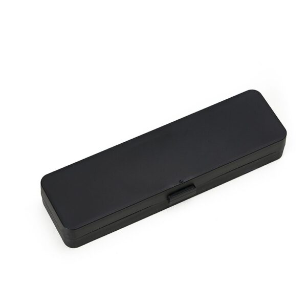 Caneta metal c/ box de  plástico