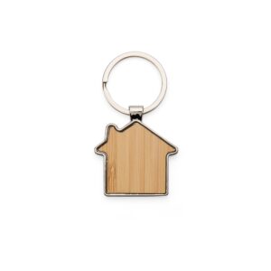 Chaveiro metal bambu