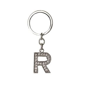 Chaveiro de metal letra r