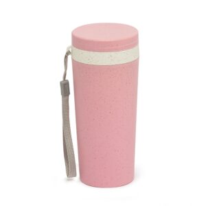 Copo fibra de bambu 350ml parede dupla