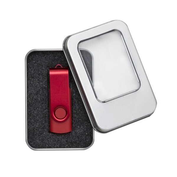 Estojo de metal p/ pen drive