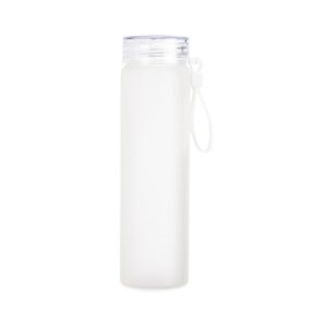 Garrafa de vidro 470ml    (produto apresenta pequenos riscos e manchas)
