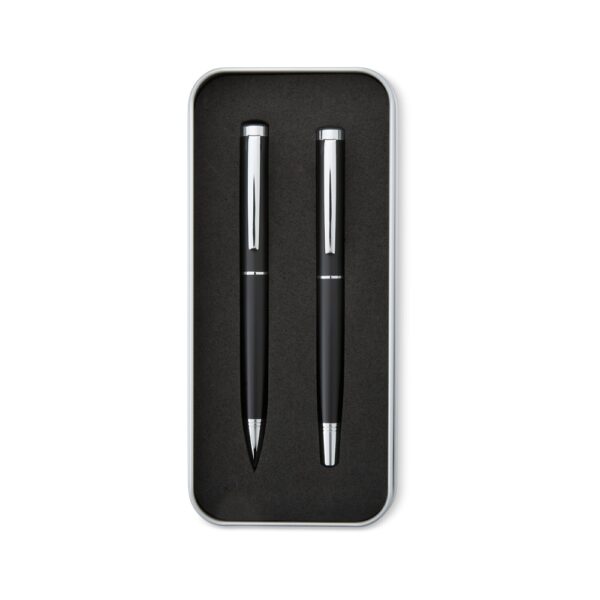 Kit caneta esferográfica e roller