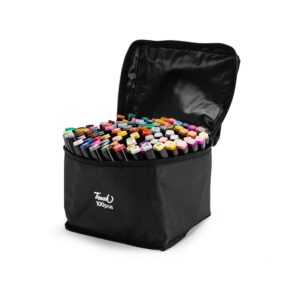 Kit canetas marcadoras 100 cores