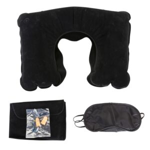 Kit travesseiro inflav tapa olho e prot auricular