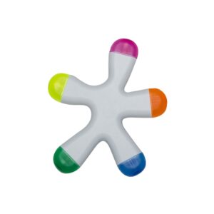 Marca texto splash c/ 5 cores