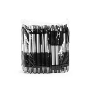 Caneta plástica pct c/ 50 peças