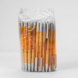 Caneta plástica pct c/ 50 peças
