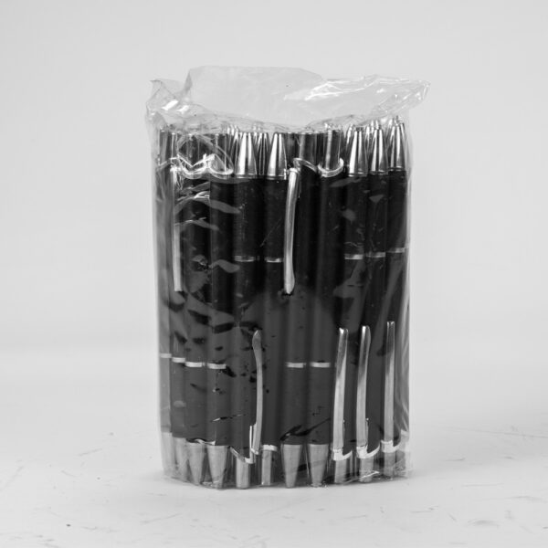 Caneta plástica pct c/ 50 peças