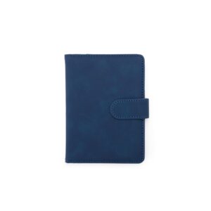 Porta passaporte em couro sintético