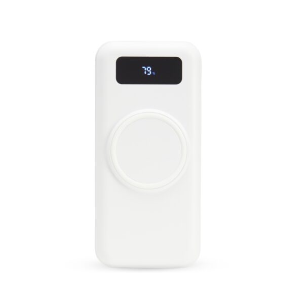 Power bank 10.000mah com carregamento via indução ou via cabo
