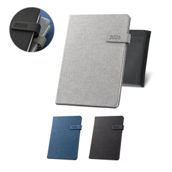 Agenda em PET reciclado (100% rPET)
