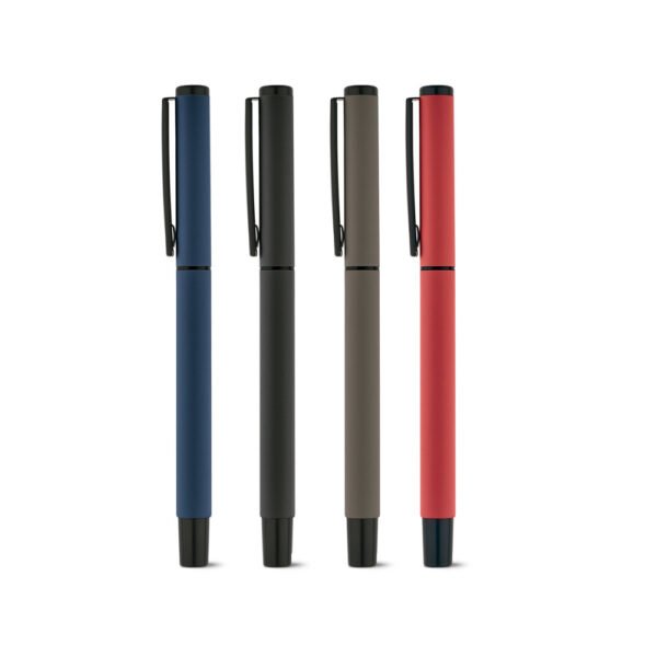 Roller em alumínio com escrita em preto