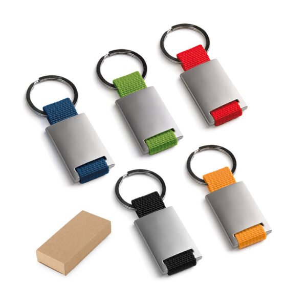 Chaveiros em metal e em webbing